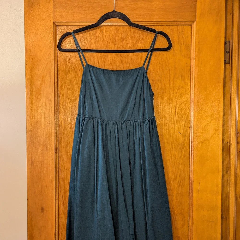 Abercrombie & Fitch Lowback Babydoll Maxi Dress | Size Small